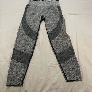 PINK Heather Grey High-Waisted Leggings